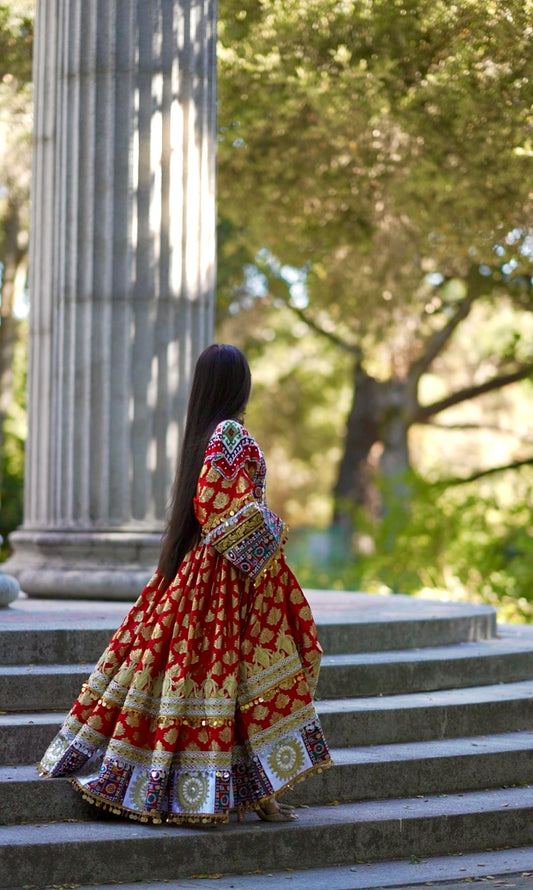 Red Coral Dress
